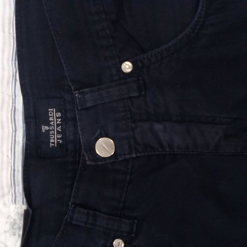 Trussardi men's pants used, dark blue, size 32