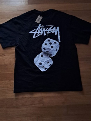 Stüssy short-sleeve T-shirt new, size M, black