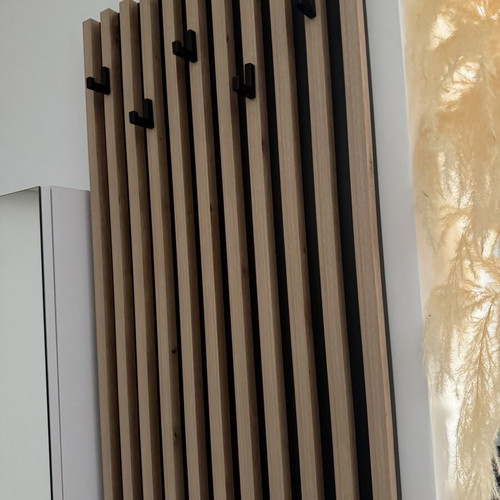 Entrance furniture with cabinet, mirror, hanging and shelves