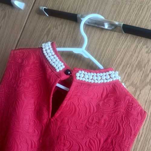 Dress red, like new, sizes S and M