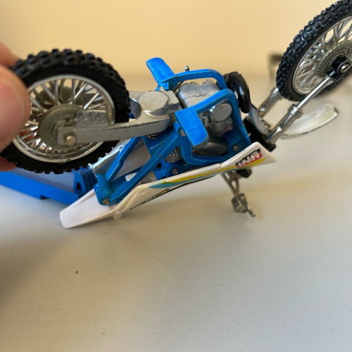 Metal miniature motorcycle used, amazing rare model