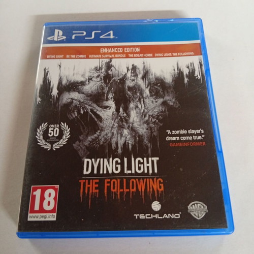 Dying Light The Following Enhanced Edition PS4 game used