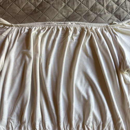 Vintage H&M Coachella off-shoulder top like new, beige, XS