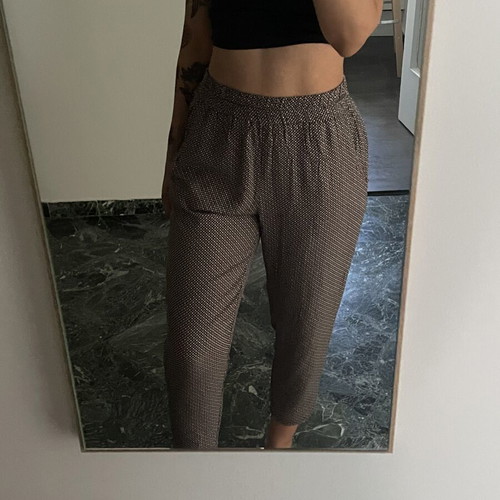 Badila loose summer pants like new, black and multicolor