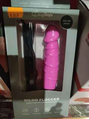 Ομοίωμα σιλικόνης με μαστίγιο καινούργιο