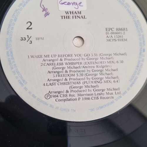 Wham!! vinyl used
