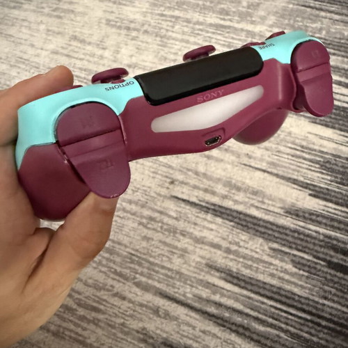 Sony PS4 controller turquoise used with faulty right joystick