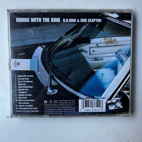 Riding with the King CD used, blues by B.B. King & Eric Clapton