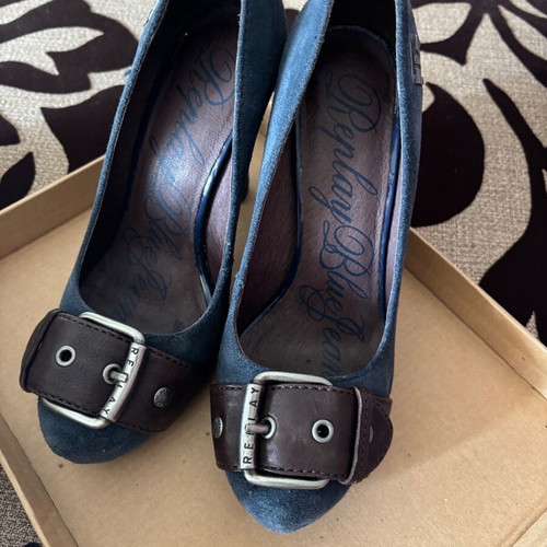 Replay women's pumps used No 36 blue in very good condition