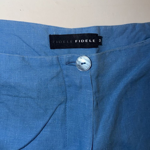 Linen pants size S used, blue by Fidele
