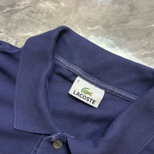 Lacoste Vintage Polo T-shirt, blue, XL