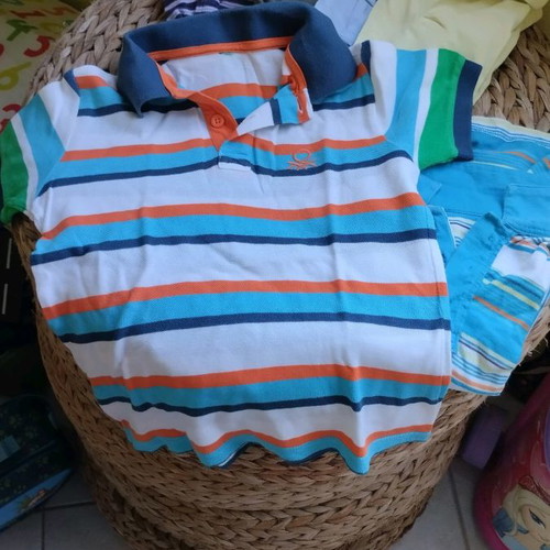 Benetton h@m t-shirt set used, pack of 6 for boys 4-6 years