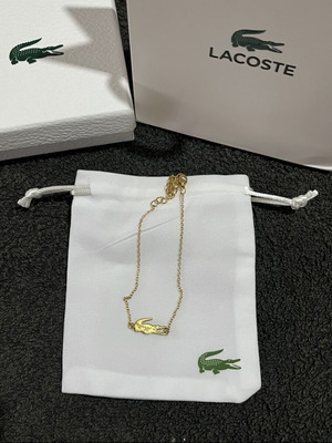 Lacoste χρυσή αλυσίδα καινούργια, από ανοξείδωτο ατσάλι