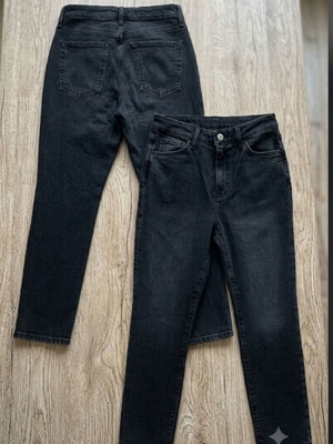 Mango jeans, black and grey, size M / 38 / 10