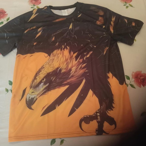 AEK short-sleeve shirt with double-headed eagle, size XXL