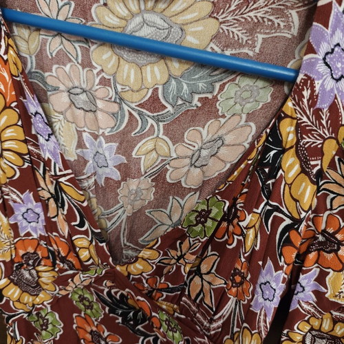 Stradivarius floral midi dress, medium size