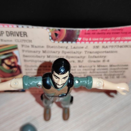 G.I.JOE Clutch (v1.5) action figure used, 1983 Hasbro
