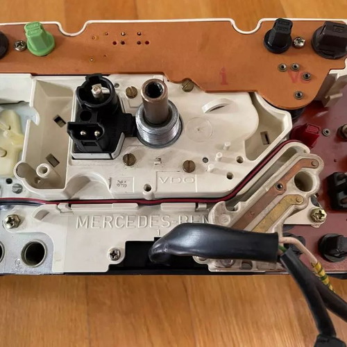 Mercedes 190 W201 instrument cluster used, minor defect