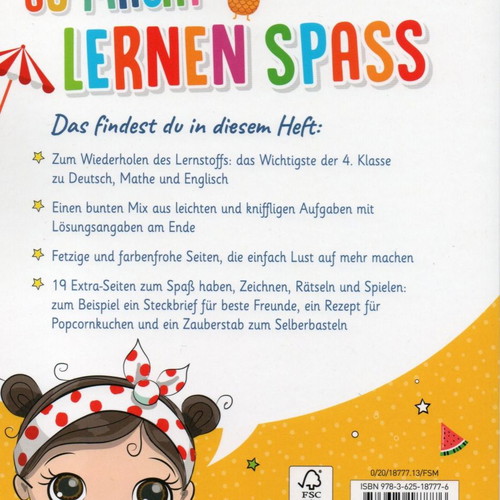Ferien-Lern-Spaß new educational book for 5th grade