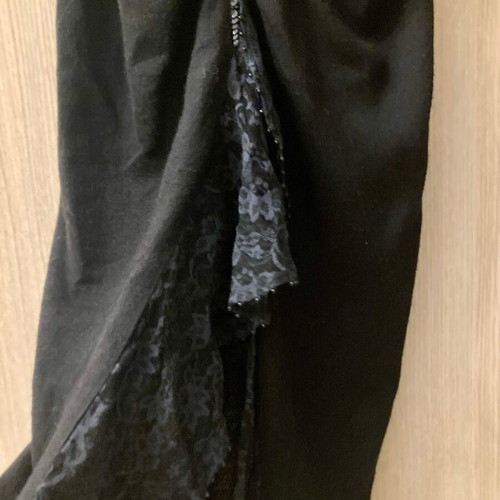 Wool dress used with lace black size M