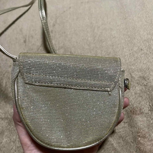 Monsoon Angels kids crossbody bag like new with gold glitter