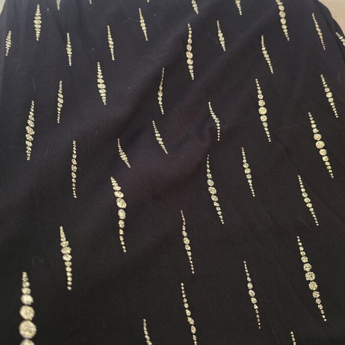 Dress with silver details, like new, size M