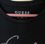 Guess women's black short-sleeve blouse like new size M