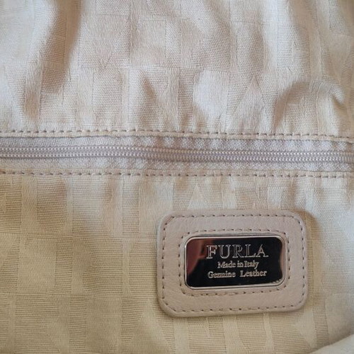 Furla shoulder bag like new, large, beige