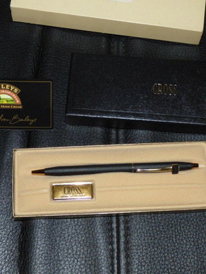 Cross pen used, Baileys collectible edition