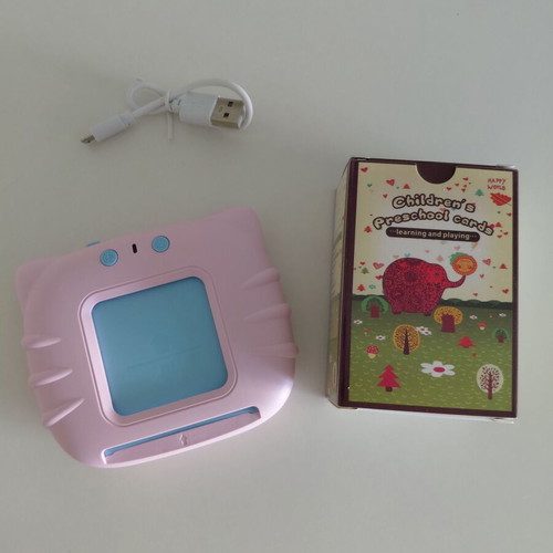 Electronic English Learning Toy with 60 Cards for Preschoolers