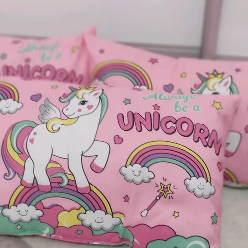 Unicorn decorative pillows used, set of 3 pieces