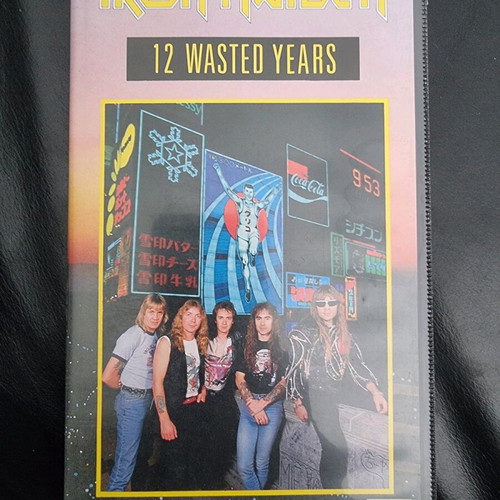 Iron Maiden 12 Wasted Years VHS used, metal