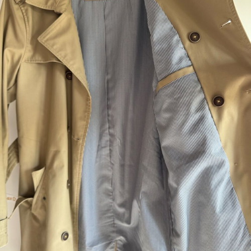 Alcott men's beige trench coat like new, size L