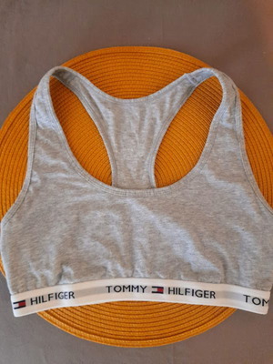 Tommy Hilfiger cotton bra like new, size M, gray