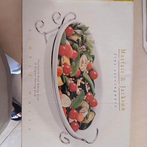 Mayfair Serving Oval Pack new, 33×23×5 cm
