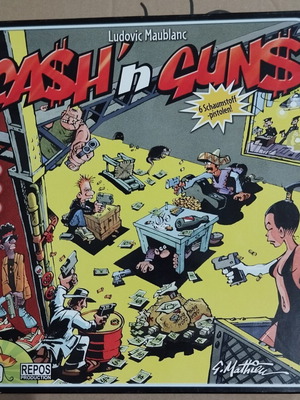 Ca$h 'n Gun$ board game like new with 3 expansions