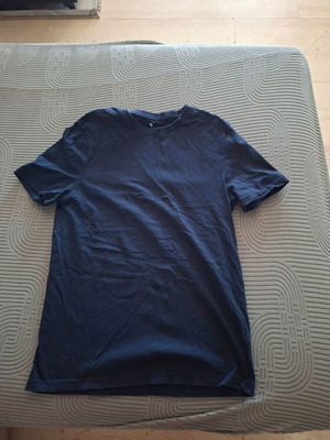 Boys' short-sleeve T-shirt new, dark blue, size S