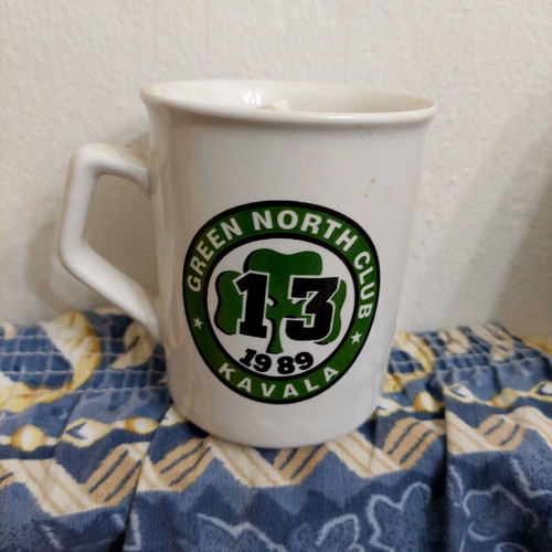 Green North Club collectible mug like new