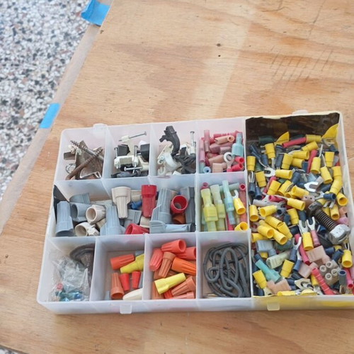 Storage box new with insulating covers and electrical components
