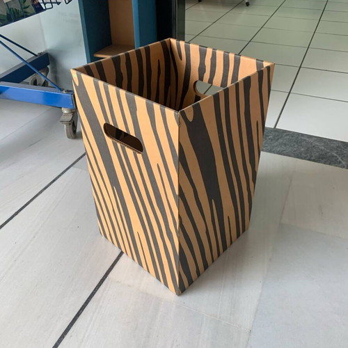 Y2K cardboard storage basket