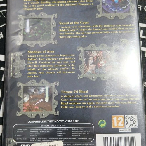 Baldur’s Gate collectible 4-game PC set new