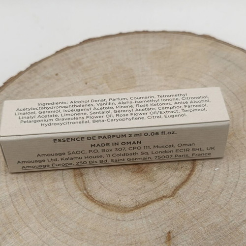 Amouage Sequence 2ml perfume tester used