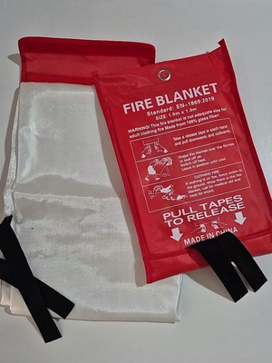 Fire blankets new, 2 pieces 99cm x 99cm