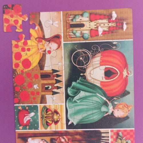 Floor puzzles pack of 2, 36 pieces each, like new