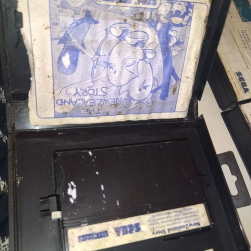 Master System games 9 with 10 cases, unknown condition