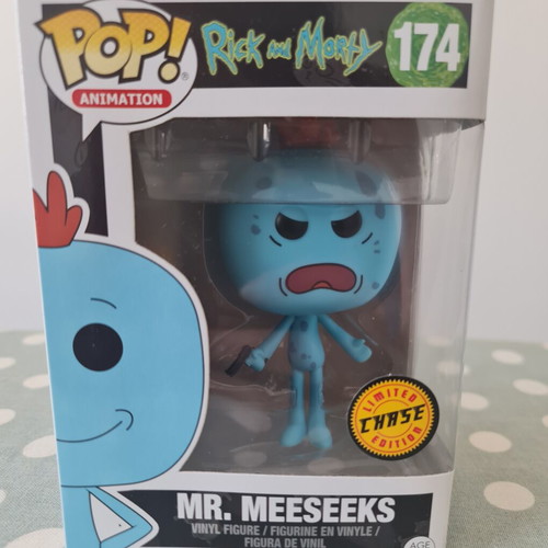 Funko Pop! Rick and Morty Mr. Meeseeks CHASE #174 new