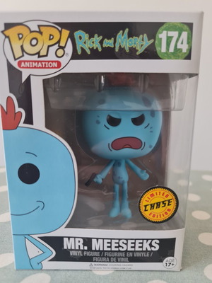 Funko Pop! Rick and Morty Mr. Meeseeks CHASE #174 new