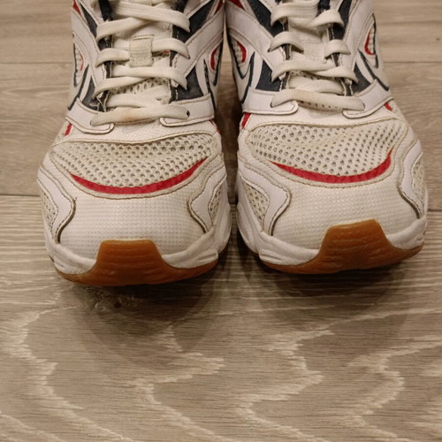 Nike Zoom Air Y2K Vintage sneakers used, white with red and navy details