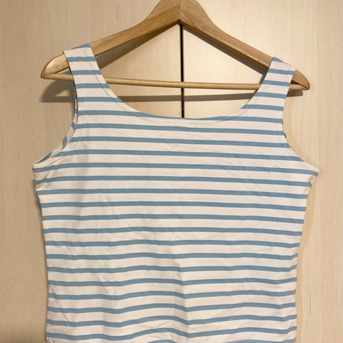 Striped blouse set Marks & Spencer like new, white and turquoise