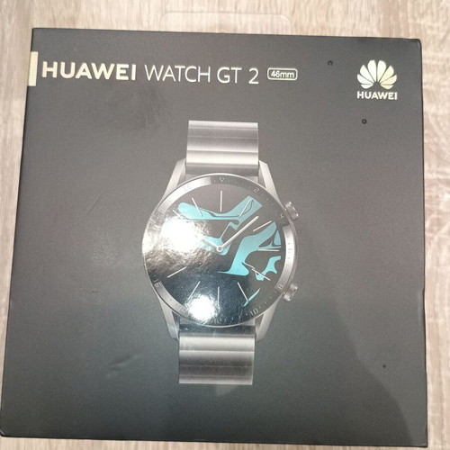 Huawei Watch GT2 accessories like new with original box and manual